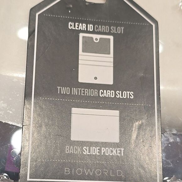 Bioworld Stitch Glitter Card Wallet w/Pineapple Ornament Case - Picture 7 of 7